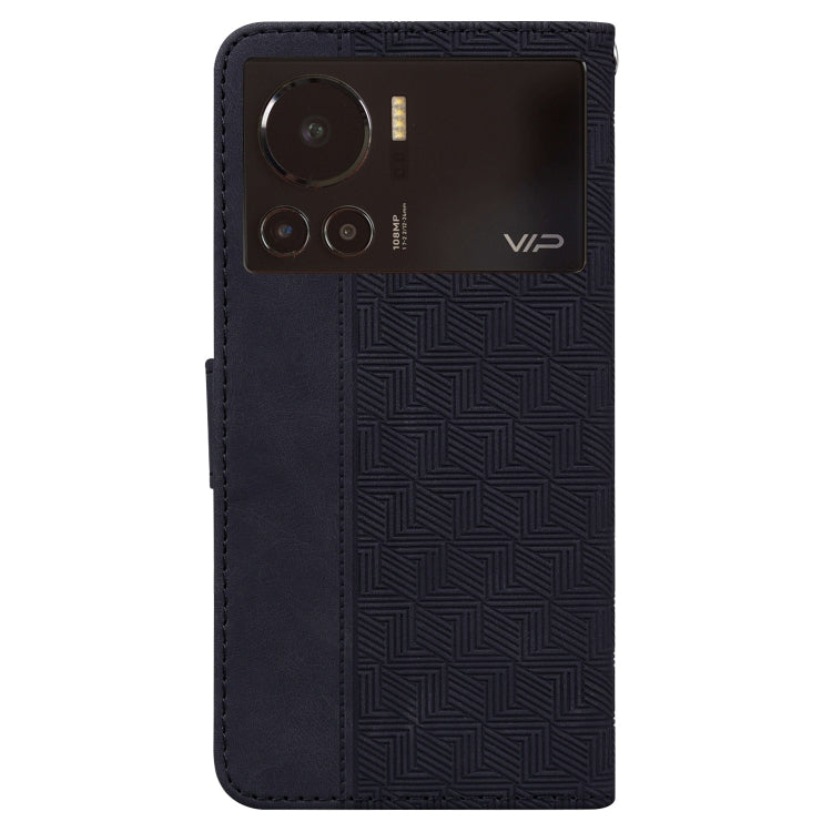For Infinix Note 12 VIP Geometric Embossed Leather Phone Case