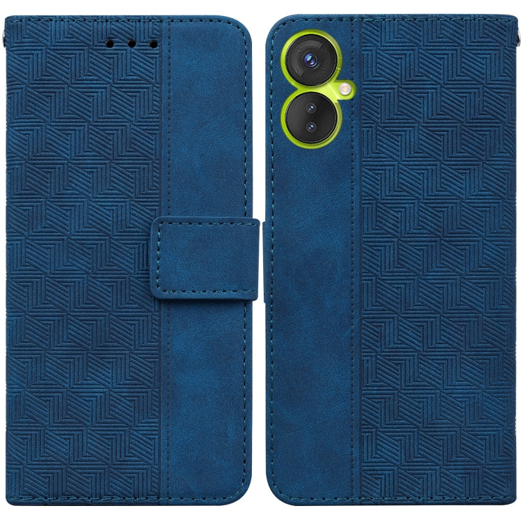 For Tecno Spark 9 Pro Geometric Embossed Leather Phone Case