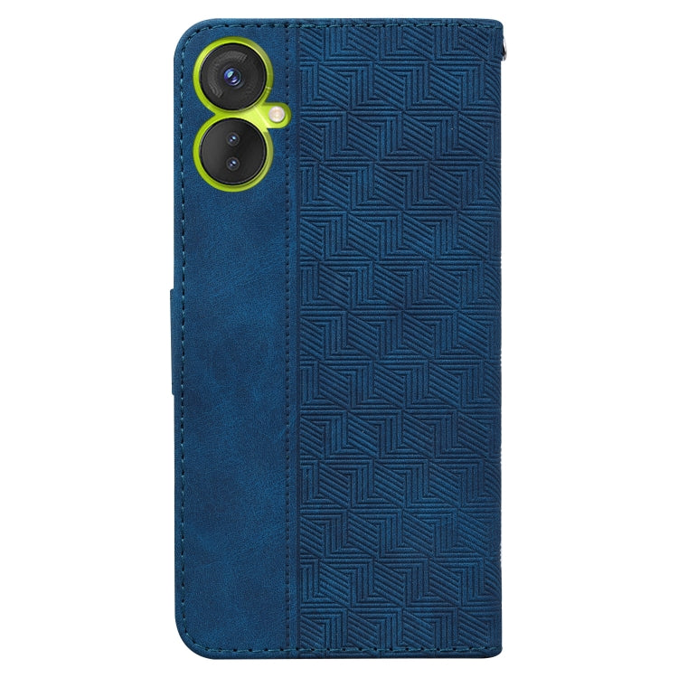 For Tecno Spark 9 Pro Geometric Embossed Leather Phone Case