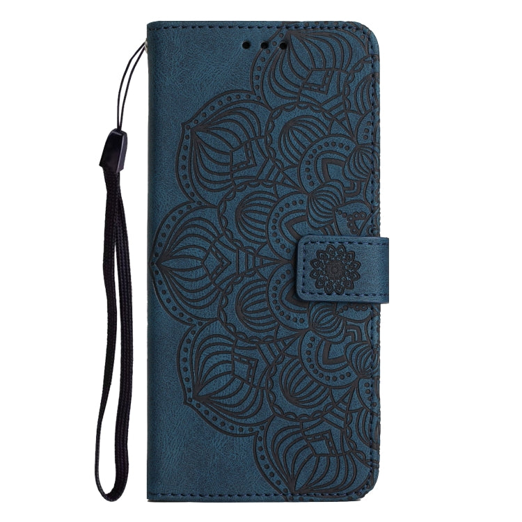 For iPhone 14 Pro Mandala Embossed Flip Leather Phone Case
