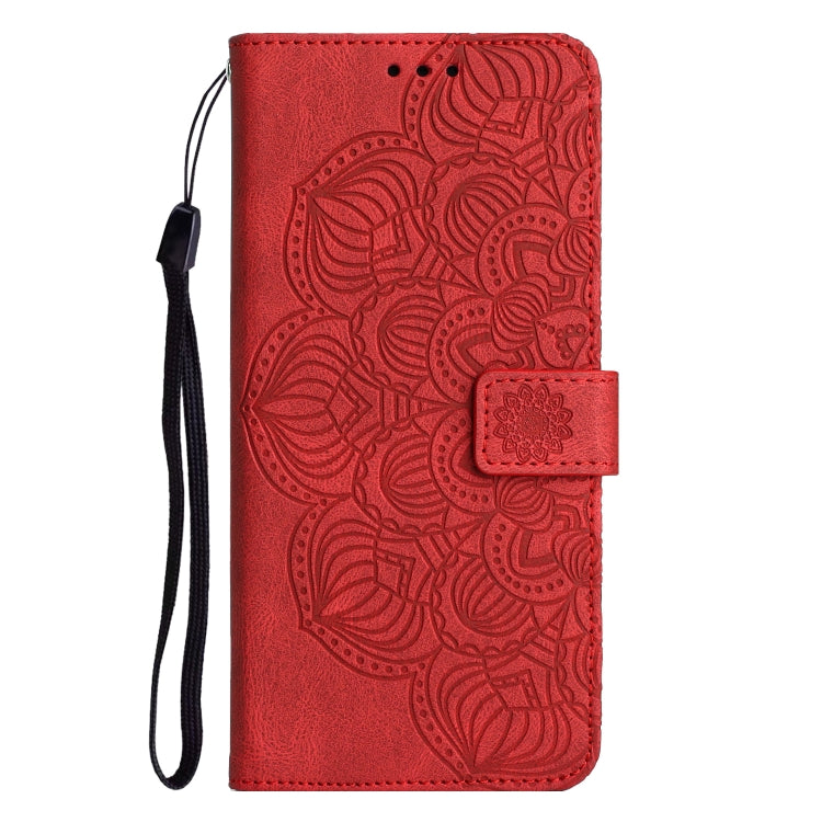 For iPhone 14 Pro Max Mandala Embossed Flip Leather Phone Case