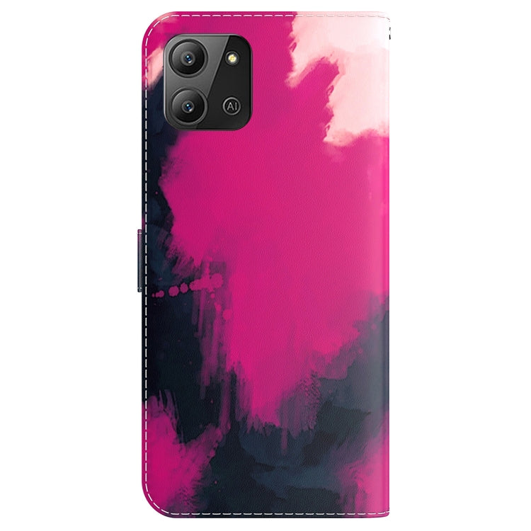 For Infinix Hot 11 2022 Watercolor Pattern Horizontal Flip Leather Phone Case