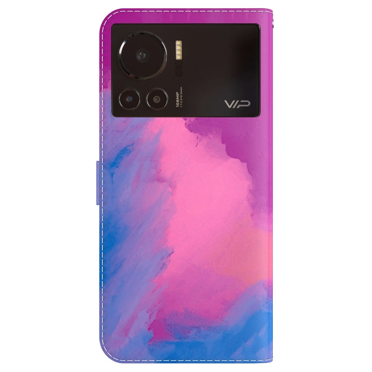 For Infinix Note 12 VIP Watercolor Pattern Horizontal Flip Leather Phone Case