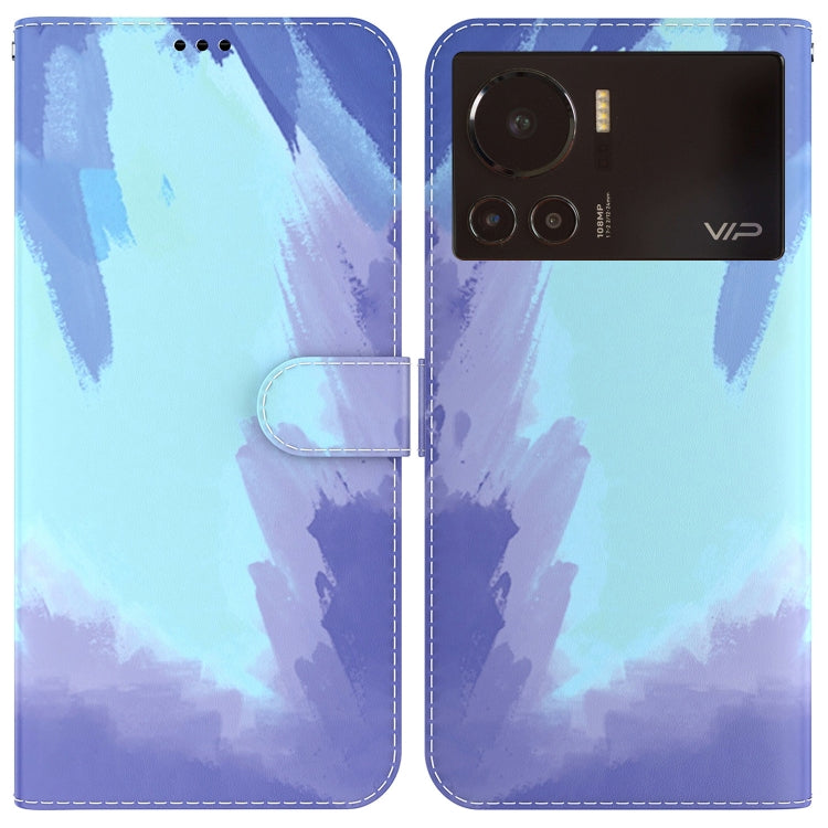 For Infinix Note 12 VIP Watercolor Pattern Horizontal Flip Leather Phone Case