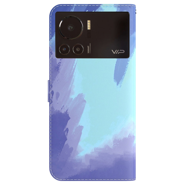 For Infinix Note 12 VIP Watercolor Pattern Horizontal Flip Leather Phone Case