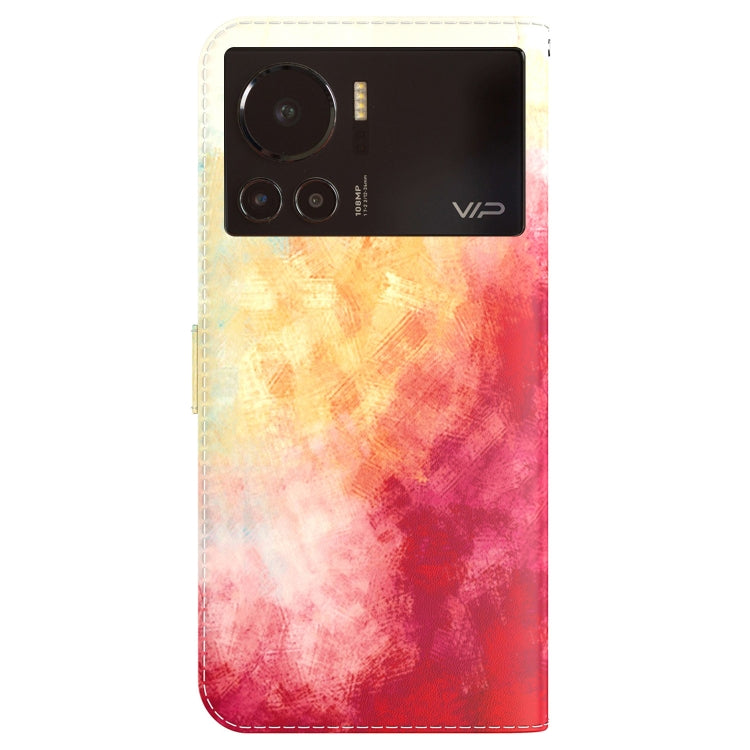 For Infinix Note 12 VIP Watercolor Pattern Horizontal Flip Leather Phone Case