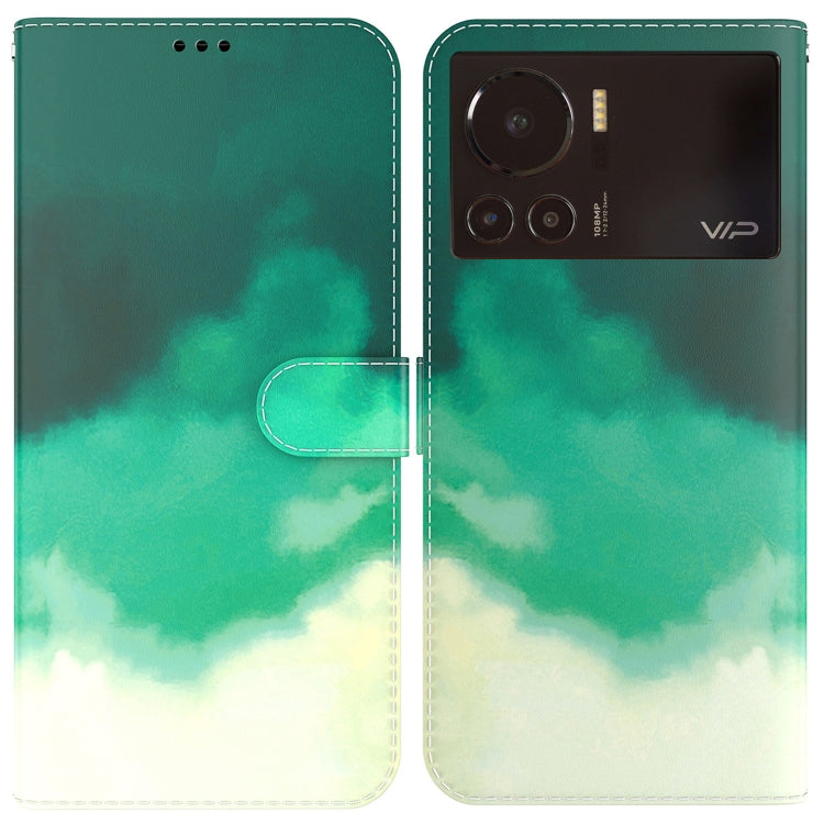 For Infinix Note 12 VIP Watercolor Pattern Horizontal Flip Leather Phone Case