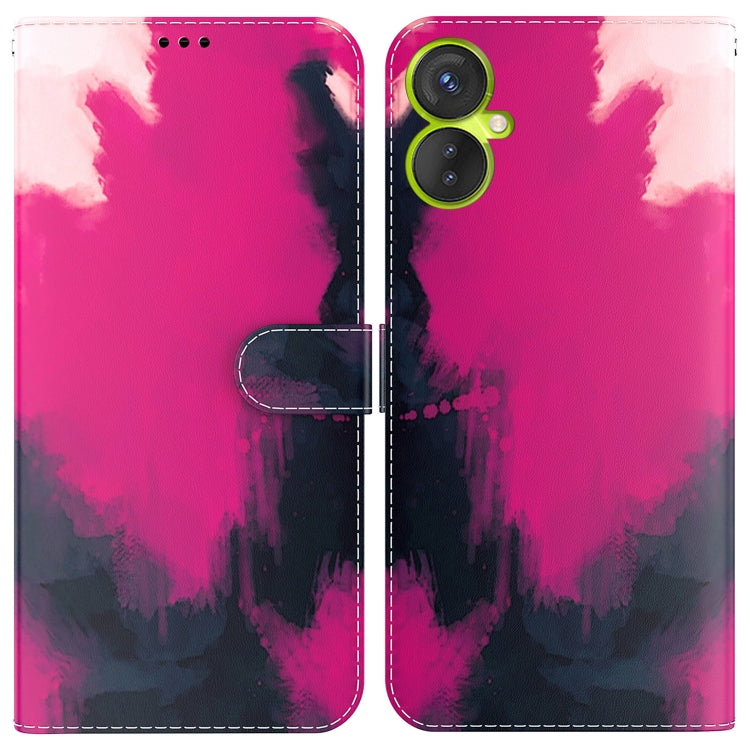 For Tecno Spark 9 Pro Watercolor Pattern Horizontal Flip Leather Phone Case