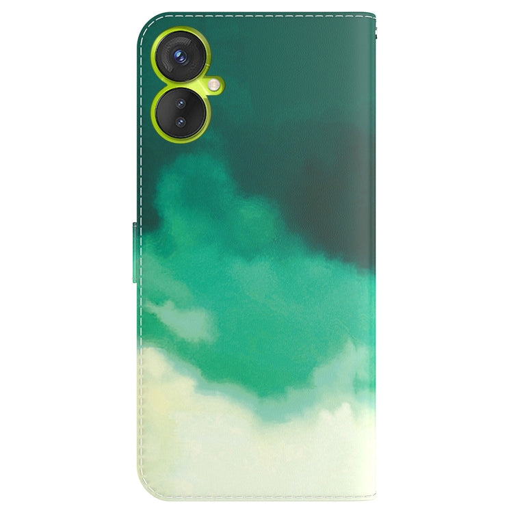 For Tecno Spark 9 Pro Watercolor Pattern Horizontal Flip Leather Phone Case