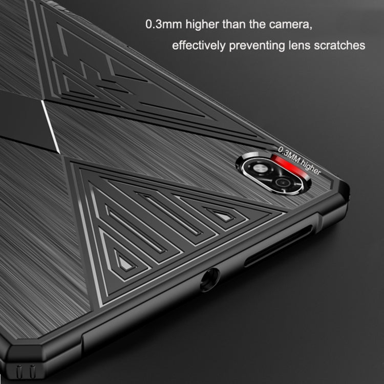 For Lenovo Legion YY700 Gaming Brushed Texture Shockproof TPU Tablet Case
