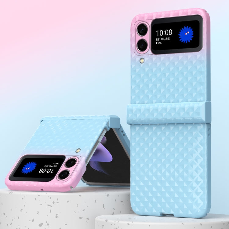For Samsung Galaxy Z Flip4 Rainbow Gradient Hinge Shockproof Phone Case