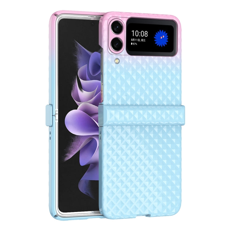 For Samsung Galaxy Z Flip4 Rainbow Gradient Hinge Shockproof Phone Case