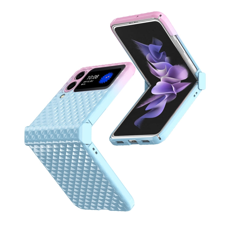 For Samsung Galaxy Z Flip4 Rainbow Gradient Hinge Shockproof Phone Case