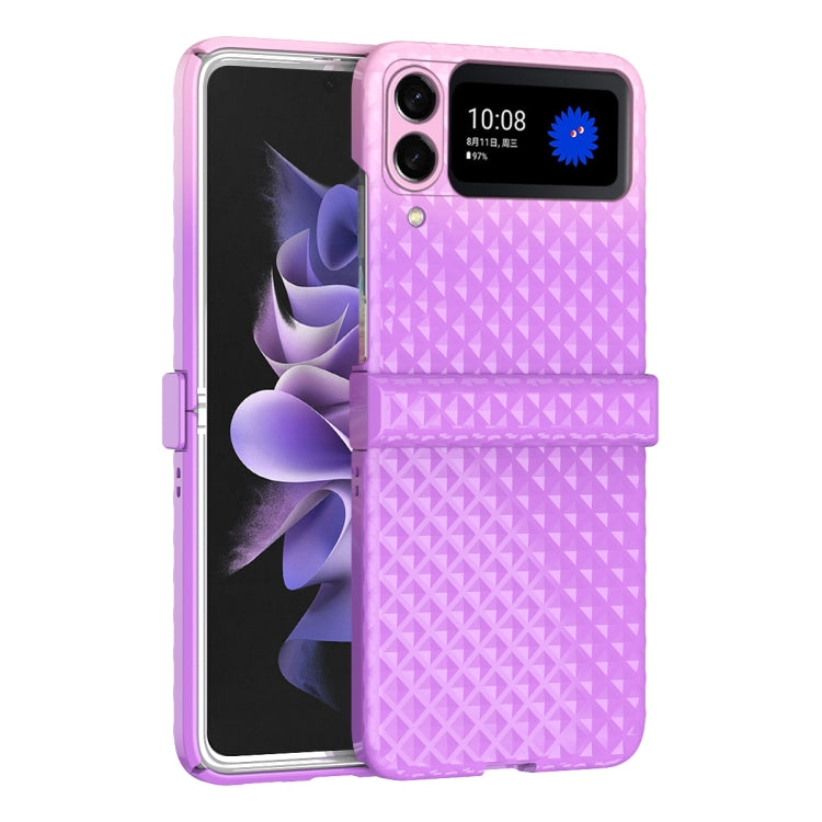For Samsung Galaxy Z Flip4 Rainbow Gradient Hinge Shockproof Phone Case
