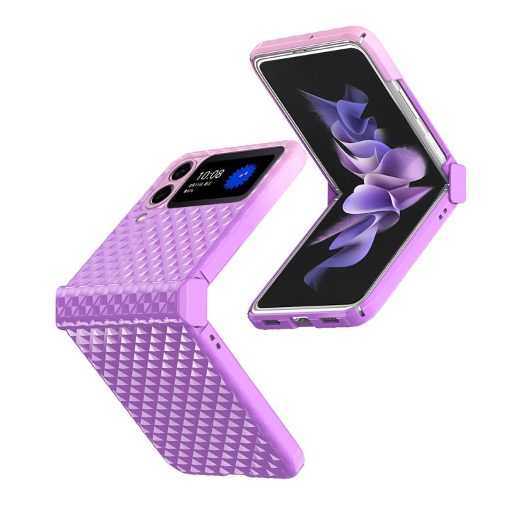 For Samsung Galaxy Z Flip4 Rainbow Gradient Hinge Shockproof Phone Case