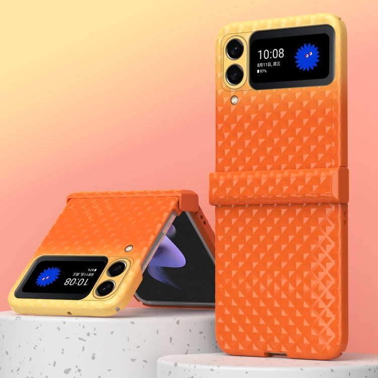 For Samsung Galaxy Z Flip4 Rainbow Gradient Hinge Shockproof Phone Case
