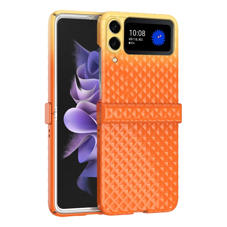 For Samsung Galaxy Z Flip4 Rainbow Gradient Hinge Shockproof Phone Case