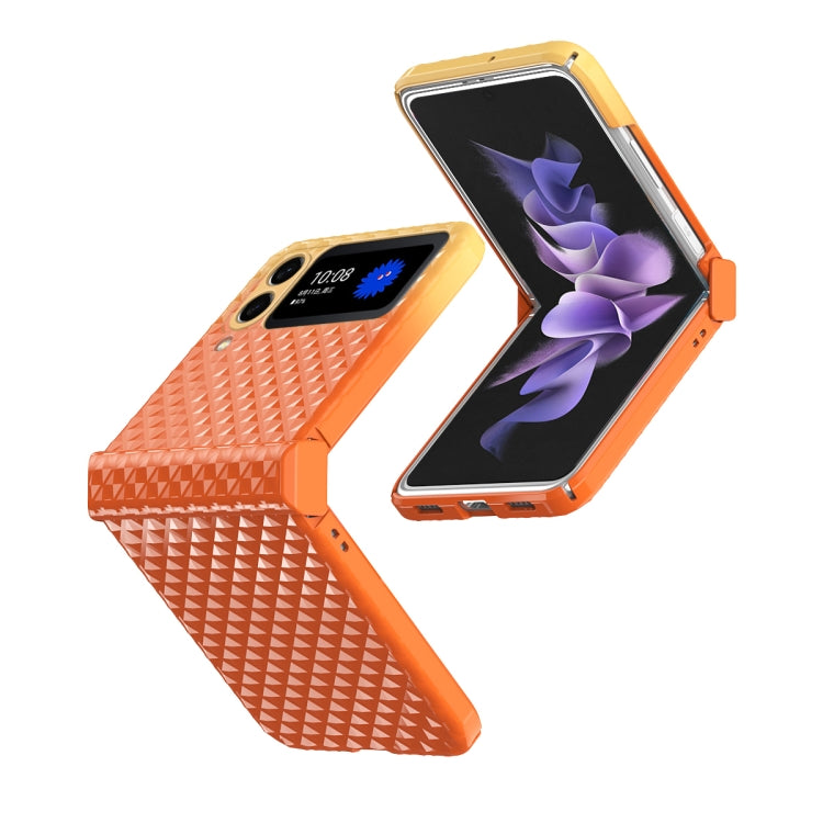 For Samsung Galaxy Z Flip4 Rainbow Gradient Hinge Shockproof Phone Case