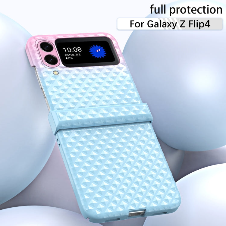For Samsung Galaxy Z Flip4 Rainbow Gradient Hinge Shockproof Phone Case