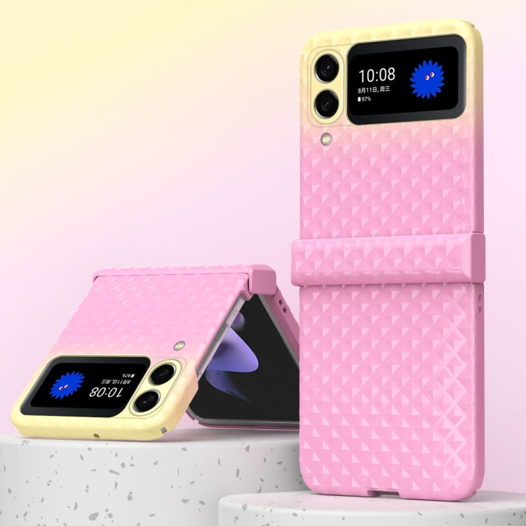 For Samsung Galaxy Z Flip4 Rainbow Gradient Hinge Shockproof Phone Case