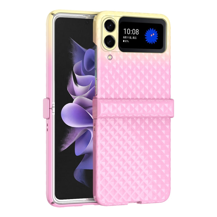 For Samsung Galaxy Z Flip4 Rainbow Gradient Hinge Shockproof Phone Case