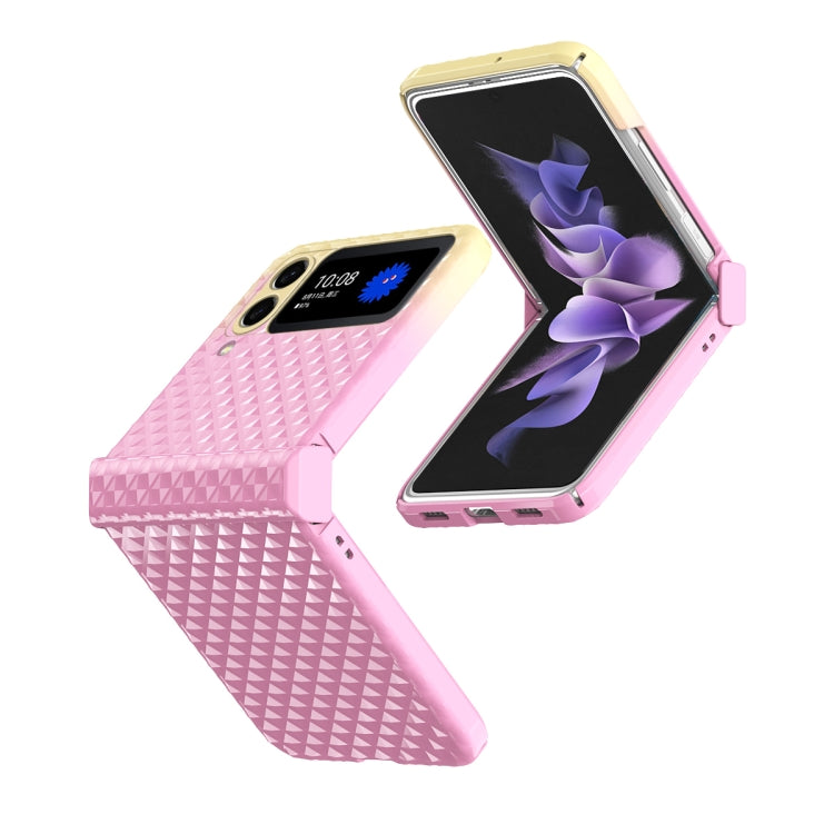 For Samsung Galaxy Z Flip4 Rainbow Gradient Hinge Shockproof Phone Case
