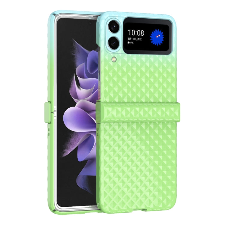 For Samsung Galaxy Z Flip4 Rainbow Gradient Hinge Shockproof Phone Case