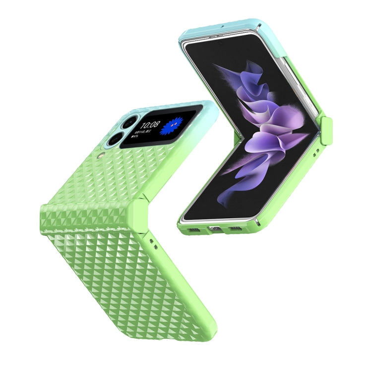 For Samsung Galaxy Z Flip4 Rainbow Gradient Hinge Shockproof Phone Case