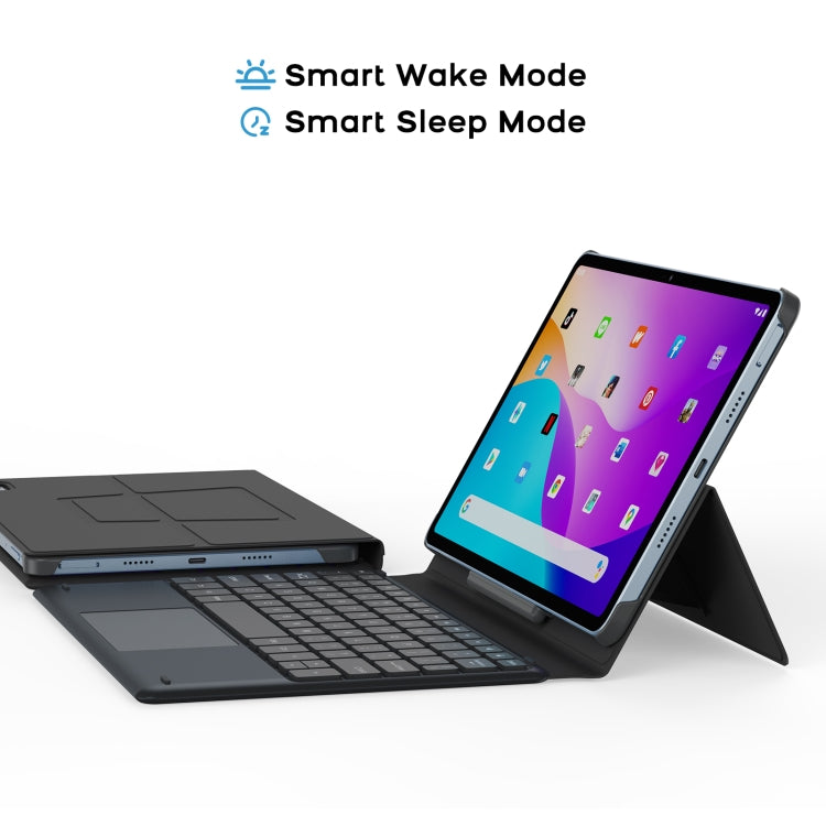 HEADWOLF Pogpin Magnetic Keyboard Leather Case for Hpad1(Black)