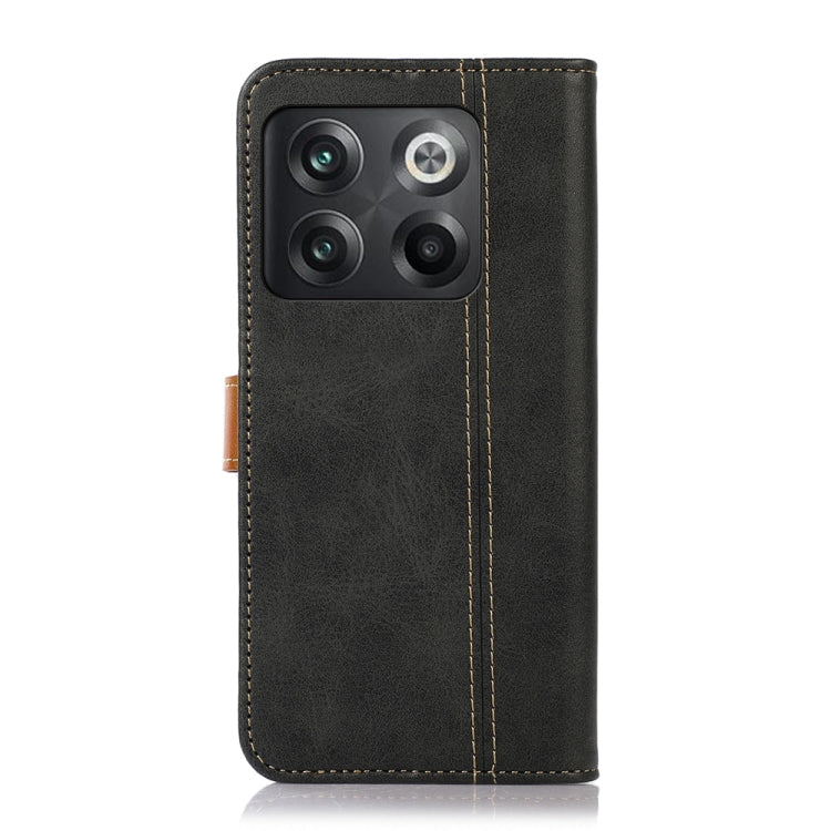 For OnePlus 10T 5G/Ace Pro 5G Stitching Thread Calf Texture Leather Phone Case