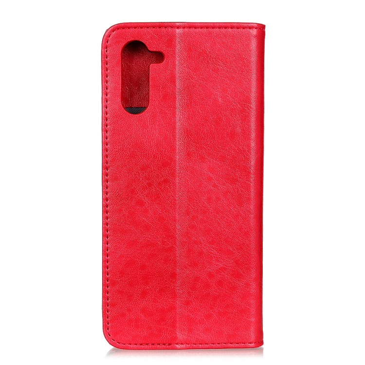 For OPPO Realme X50 Pro Magnetic Crazy Horse Texture Horizontal Flip Leather Case with Holder & Card Slots & Wallet