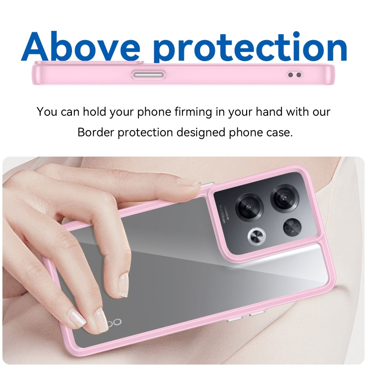 For OPPO Reno8 Pro India Colorful Series Acrylic + TPU Phone Case