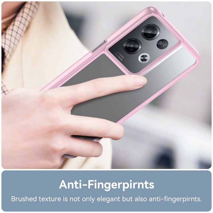 For OPPO Reno8 Pro India Colorful Series Acrylic + TPU Phone Case