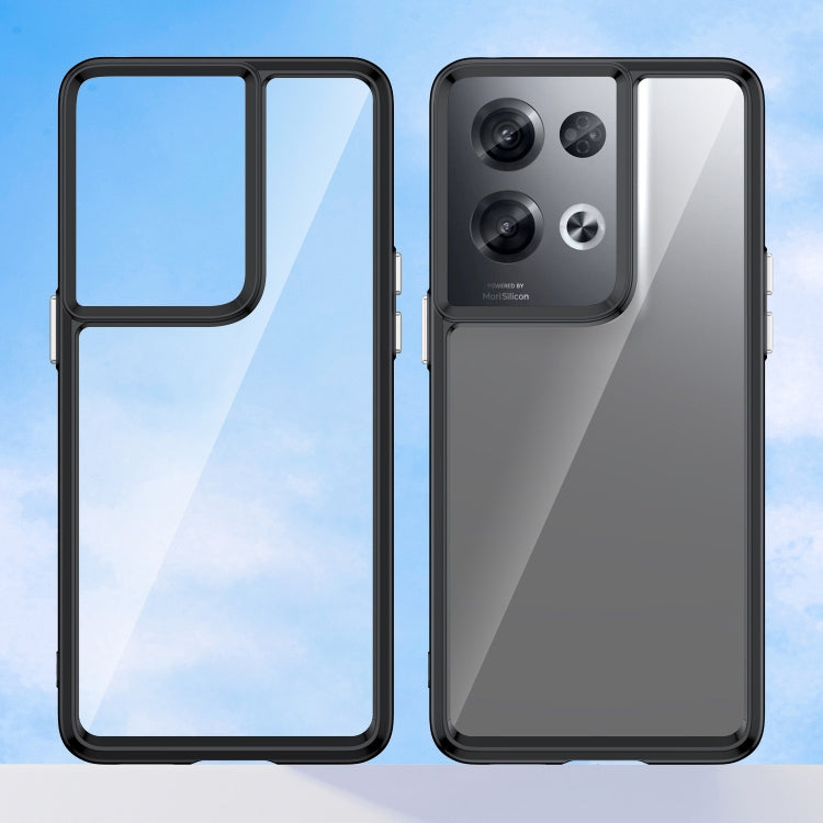 For OPPO Reno8 Pro India Colorful Series Acrylic + TPU Phone Case