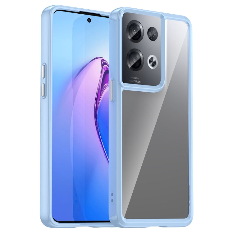 For OPPO Reno8 Pro India Colorful Series Acrylic + TPU Phone Case