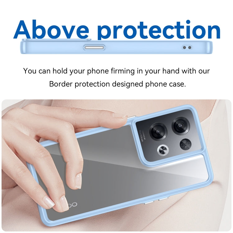 For OPPO Reno8 Pro India Colorful Series Acrylic + TPU Phone Case