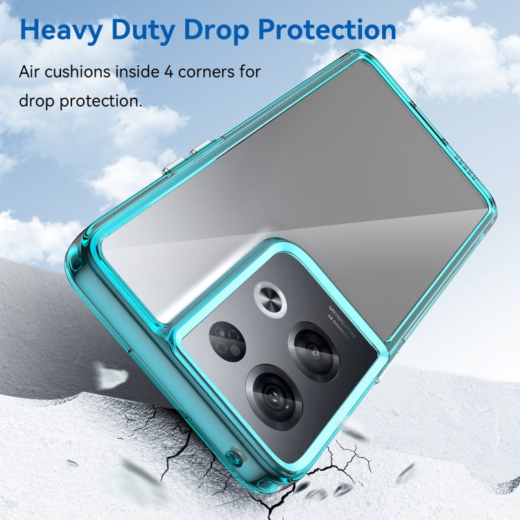 For OPPO Reno8 Pro India Colorful Series Acrylic + TPU Phone Case