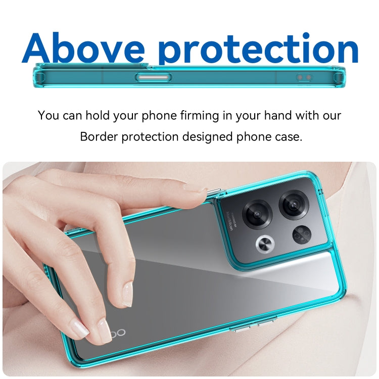 For OPPO Reno8 Pro India Colorful Series Acrylic + TPU Phone Case