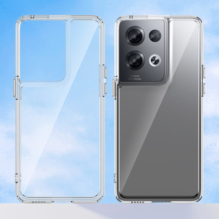 For OPPO Reno8 Pro India Colorful Series Acrylic + TPU Phone Case