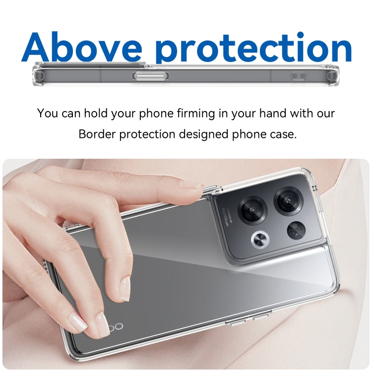 For OPPO Reno8 Pro India Colorful Series Acrylic + TPU Phone Case