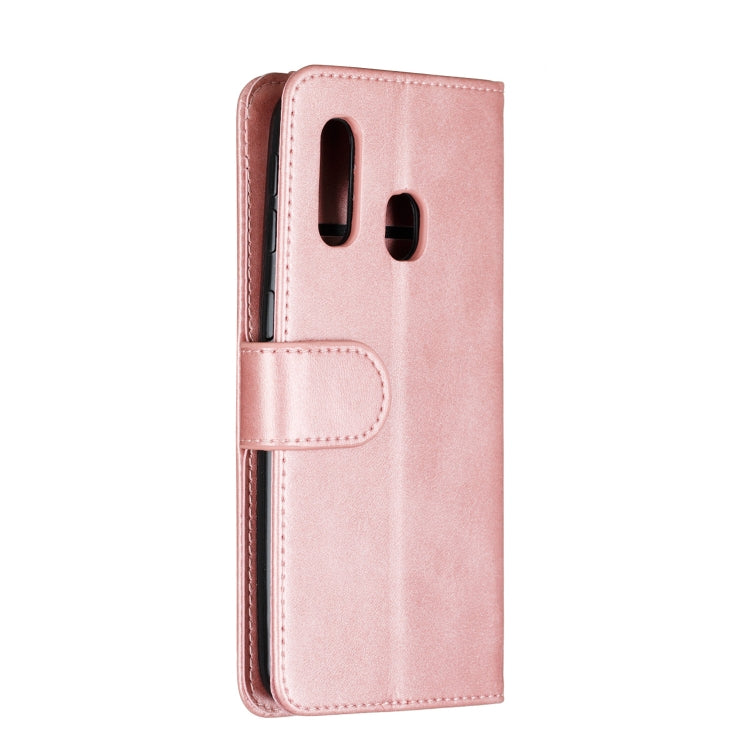 For Galaxy A40 Nine Card Zipper Bag Horizontal Flip Leather Case With Holder & Card Slots & Frame