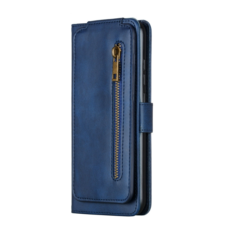 For Xiaomi Redmi Note 8 Nine Card Zipper Bag Horizontal Flip Leather Case With Holder & Card Slots & Frame
