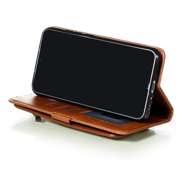 For Xiaomi Redmi Note 8 Nine Card Zipper Bag Horizontal Flip Leather Case With Holder & Card Slots & Frame