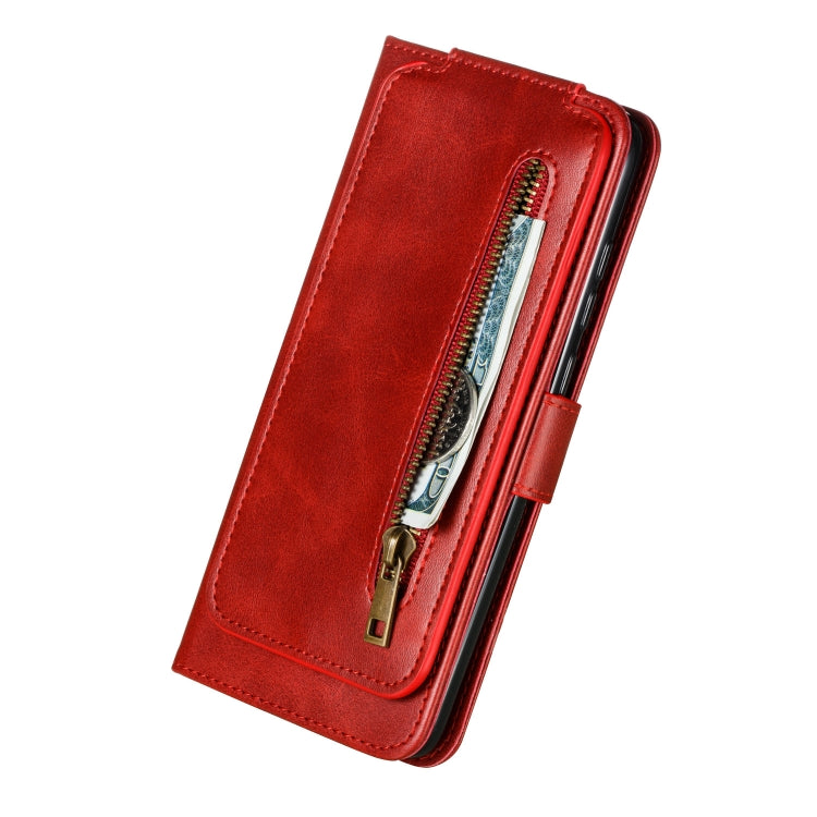 For Xiaomi Redmi Note 8 Pro Nine Card Zipper Bag Horizontal Flip Leather Case With Holder & Card Slots & Frame