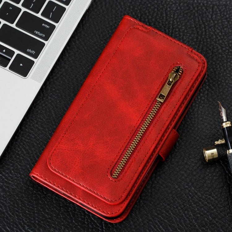 For Xiaomi Redmi Note 8 Pro Nine Card Zipper Bag Horizontal Flip Leather Case With Holder & Card Slots & Frame
