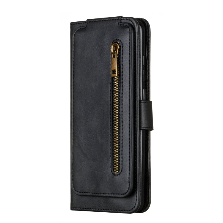 For Xiaomi Redmi Note 8 Pro Nine Card Zipper Bag Horizontal Flip Leather Case With Holder & Card Slots & Frame