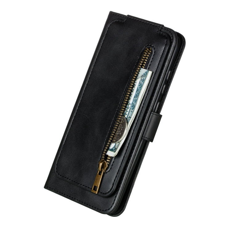 For Xiaomi Redmi Note 8 Pro Nine Card Zipper Bag Horizontal Flip Leather Case With Holder & Card Slots & Frame
