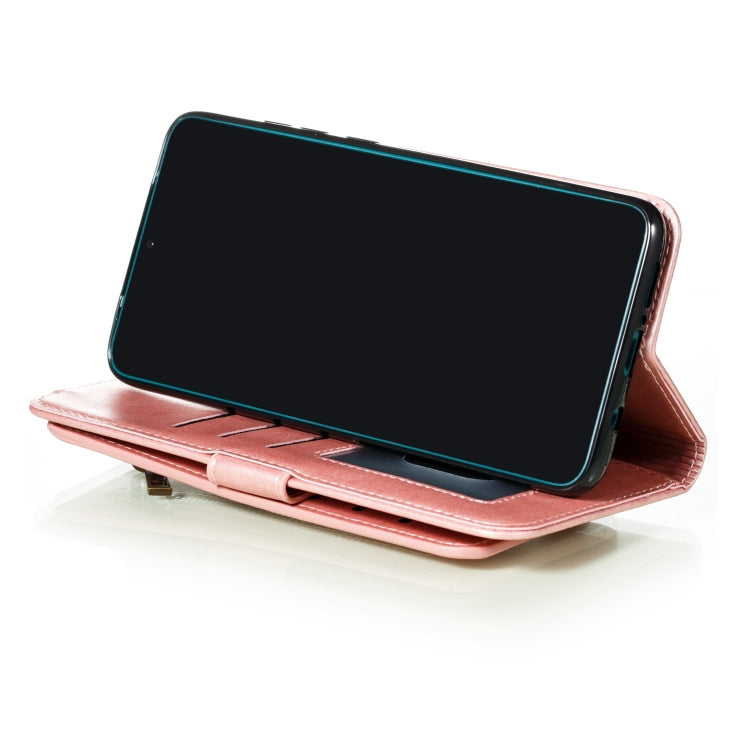 For Xiaomi Redmi Note 8 Pro Nine Card Zipper Bag Horizontal Flip Leather Case With Holder & Card Slots & Frame