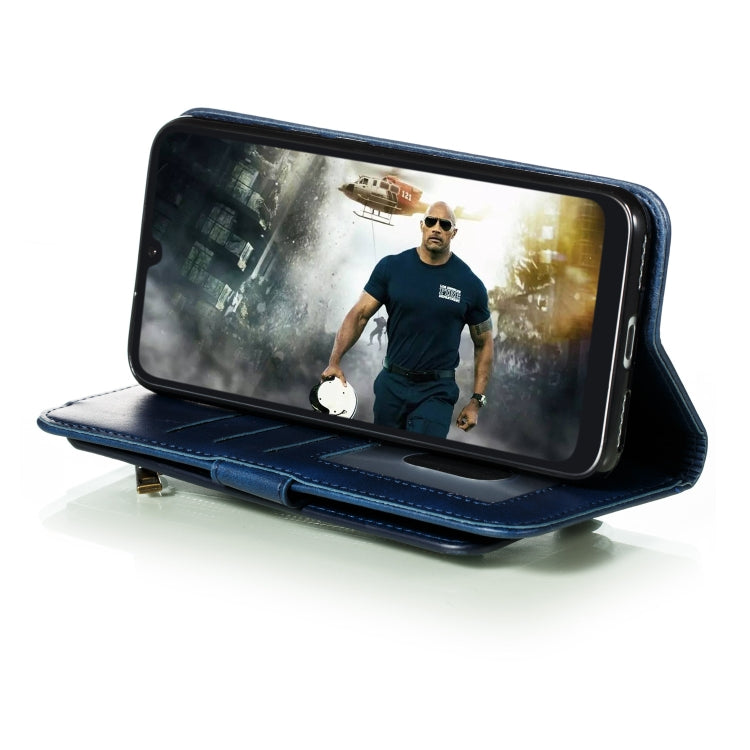 For Xiaomi Mi CC9e Nine Card Zipper Bag Horizontal Flip Leather Case With Holder & Card Slots & Frame