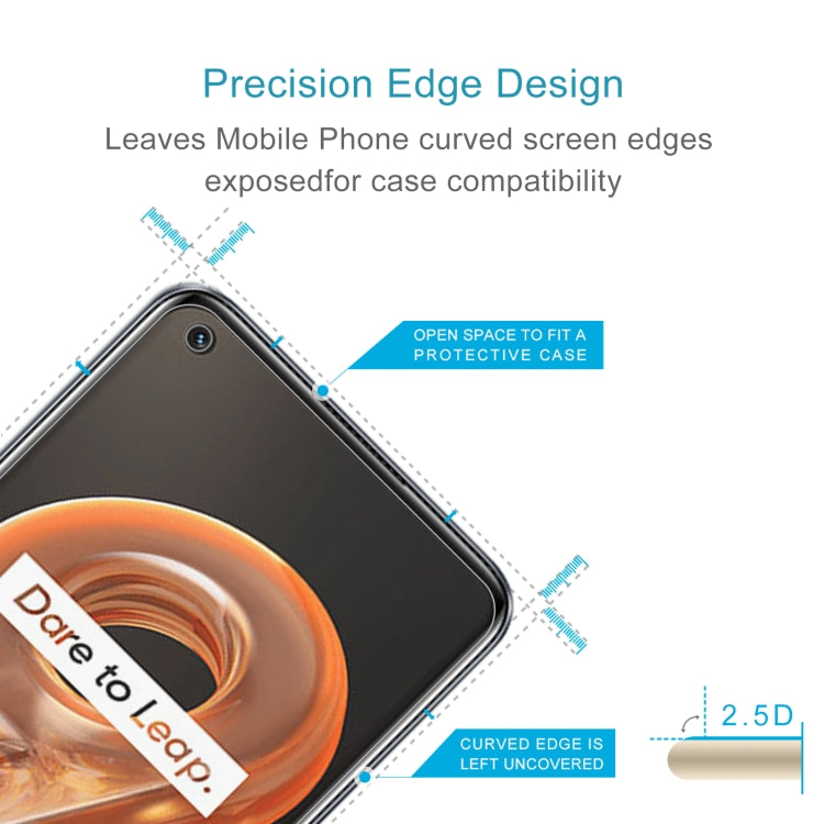 0.26mm 9H 2.5D Tempered Glass Film For Realme 9i 5G / C33 / Q5x / C33 2023 / V30 / V30T